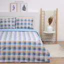 Комплект постельного белья Lovelife Square blue 10277899 хлопок 1.5-спальный наволочки 50 x 70- 2 шт цвет разноцветный