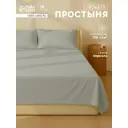 Простыня Sima-land home Percale 10445174 160x235 см хлопок без резинки цвет белый