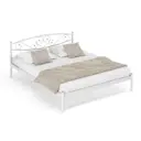 Кровать Стиллмет Мемори 200x120 см металлическое основание цвет белый