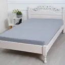 Простыня Атра Атра 200x220 см хлопок на резинке цвет синий