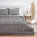 Покрывало Lovelife Tufting: Орнамент 240x210 см полиэстер цвет серый