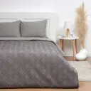 Покрывало Lovelife Tufting: Ромб 240x210 см полиэстер цвет серый
