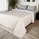 Покрывало Lovelife Cage: beige 200x210 см полиэстер цвет бежевый