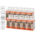 Лампа светодиодная Osram LED STAR Груша 1055лм 7.5Вт замена 100Вт 4000K E27 220-240В