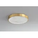 Светильник потолочный светодиодная Люссоле Devon 3395-4 br mb 7 м² теплый белый (желтый) свет цвет матовый латунь