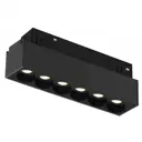 Трековый светильник линейный светодиодный Iledex 4822-002-l120-6w-38dg-4000k-bk 6 Вт магнитный нейтральный белый свет цвет черный