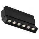 Трековый светильник линейный светодиодный Iledex 4822-003-l120-6w-38dg-3000k-bk 6 Вт магнитный теплый белый (желтый) свет цвет черный
