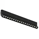 Трековый светильник линейный светодиодный Iledex Smart 4822-003-l350-18w-38dg-bk 18 Вт магнитный регулируемый белый свет цвет черный