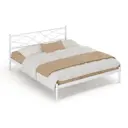 Кровать Стиллмет Экзотика 200x120 см ортопедическое основание цвет белый