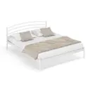 Кровать Стиллмет Эко 200x160 см металлическое основание цвет белый