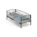 Кушетка Стиллмет Аура 200x90 см металлическое основание цвет черный