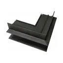 Коннектор Iledex Outter corner connect 4822-022-95-95-bk угловой жесткий для соединения трековых шинопроводов магнитных цвет черный
