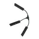 Коннектор питания Т-образный для магнитного шинопровода iledex VISION48/22 T-TYPE POWER Connect 4822-BK