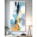 Картина в раме Grafis-art Бирюзовое течение 53x103 см