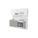 Кухонный гарнитур Ультра/терция Герда Терция ультра 200x217x60 см ЛДСП цвет бетон снежный