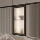 Фасад-витрина для шкафа Найди 71.7x34.7 см алюминий и стекло цвет черный муар