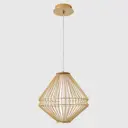 Светильник подвесной светодиодный Crystal lux Cuadra sp15w led gold 5 м² нейтральный белый свет цвет золото