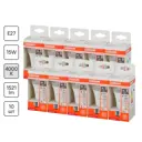 Набор ламп светодиодных Osram E27 170-240/175-250 В 15 Вт груша матовая 1521 Лм нейтральный белый свет 10 шт