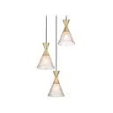 Люстра подвесная Ambrella light Traditional Tr3175 3 лампы 10 м² цвет золото черный