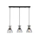 Светильник подвесной Ambrella light Traditional Tr3407 3 лампы 6 м² цвет золото черный дымчатый