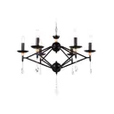 Люстра подвесная Ambrella light Traditional Tr9597 6 ламп 18 м² цвет черный