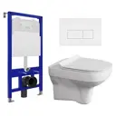 Комплект инсталляция с унитазом Enio 535290 цвет белый