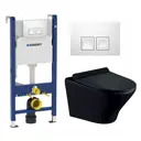 Комплект инсталляция с унитазом Geberit 462855 цвет черный