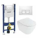 Комплект инсталляция с унитазом Geberit 462862 цвет белый