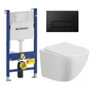 Комплект инсталляция с унитазом Geberit 523022 цвет белый