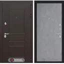 Входная дверь Лабиринт Мегаполис с панелью П21 правый 205x96см цвет венге/бетон светлый
