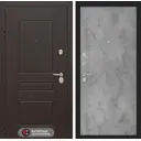 Входная дверь Лабиринт Мегаполис с панелью П24 левый 205x96см цвет венге/бетон светлый