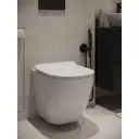 Чаша подвесного унитаза Agger AT09150 безободковый Tornado сиденье с микролифтом