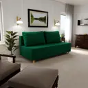 Раскладной диван Yorcom loft_33_NPB 190x80x100 см велюр цвет зелёный