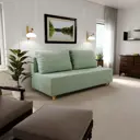 Раскладной диван Yorcom loft_14_NPB 190x80x100 см велюр цвет фисташковый