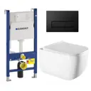 Комплект инсталляция с унитазом Geberit 523058 цвет белый