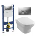 Комплект инсталляция с унитазом Geberit 594744 цвет белый