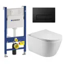 Комплект инсталляция с унитазом Geberit 523069 цвет белый