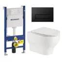 Комплект инсталляция с унитазом Geberit 523072 цвет белый