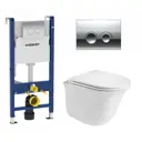 Комплект инсталляция с унитазом Geberit 510283 цвет белый