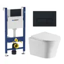 Комплект инсталляция с унитазом Geberit 586827 цвет белый