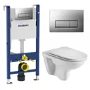 Комплект инсталляция с унитазом Geberit 472140 цвет белый