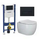 Комплект инсталляция с унитазом Geberit 586832 цвет белый