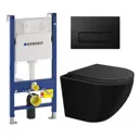 Комплект инсталляция с унитазом Geberit 523106 цвет черный
