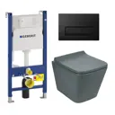 Комплект инсталляция с унитазом Geberit 523108 цвет серый