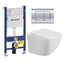 Комплект инсталляция с унитазом Geberit 522874 цвет белый