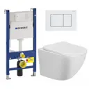 Комплект инсталляция с унитазом Geberit 523138 цвет белый