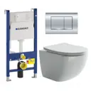 Комплект инсталляция с унитазом Geberit 522883 цвет белый