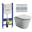 Комплект инсталляция с унитазом Geberit 522884 цвет белый