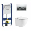 Комплект инсталляция с унитазом Geberit 402566 цвет белый