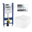 Комплект инсталляция с унитазом Geberit 530570 цвет белый